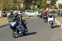 Zdjęcie: ZAKOŃCZENIE SEZONU MOTOCYKLOWEGO LESZNO 2015_wjazd na plac czII