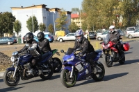 Zdjęcie: ZAKOŃCZENIE SEZONU MOTOCYKLOWEGO LESZNO 2015_wjazd na plac czII